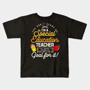 Im A Special Education Teacher Teach Sen Sped Educator Kids T-Shirt